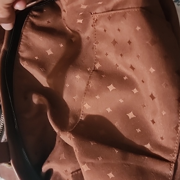 Fossil Explorer Large Brown Leather Fold over Messenger Tote Crossbody Bag - Picture 6 of 9